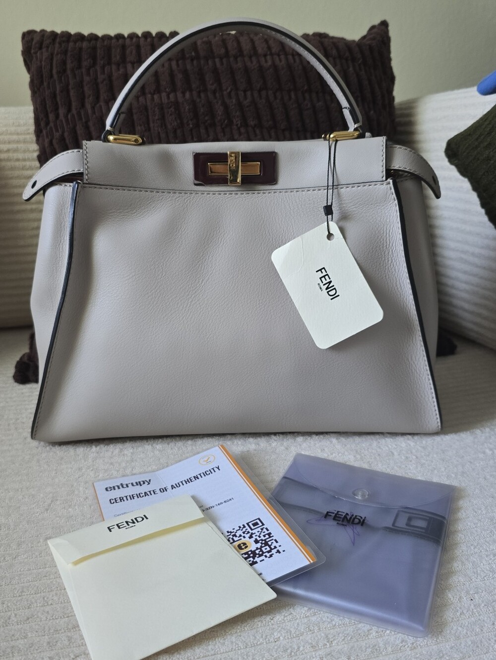 Fendi Peekaboo ISeeU Top Handle Bag